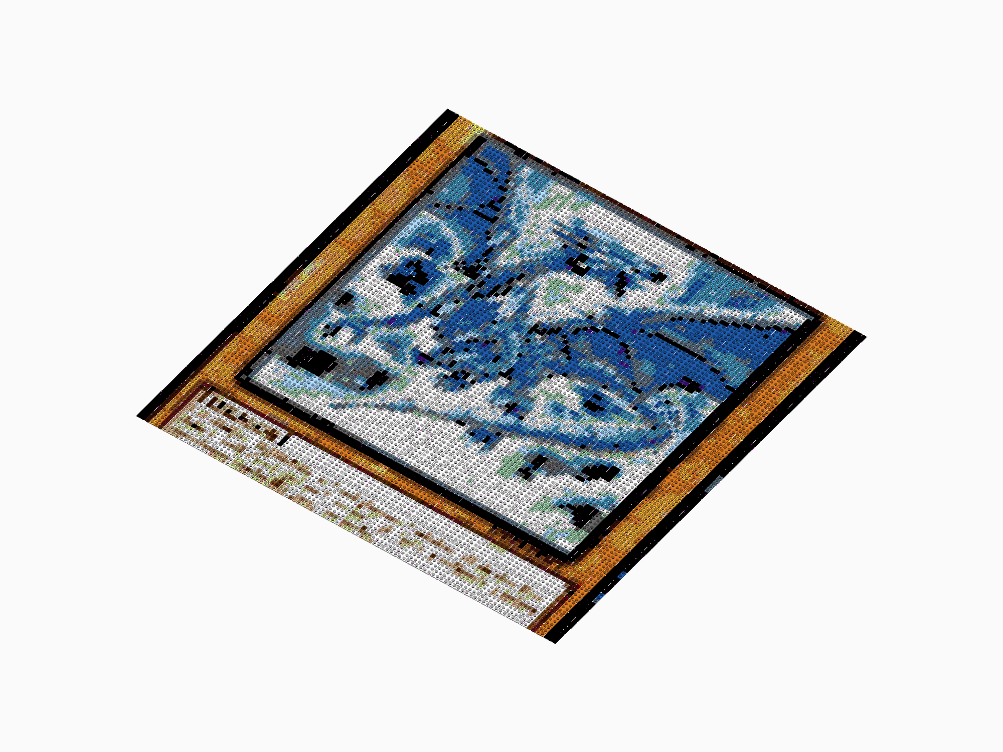 Custom Brick Mosaic