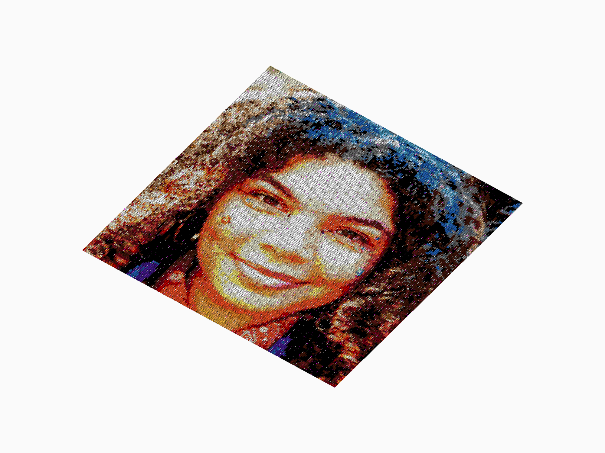Custom Brick Mosaic