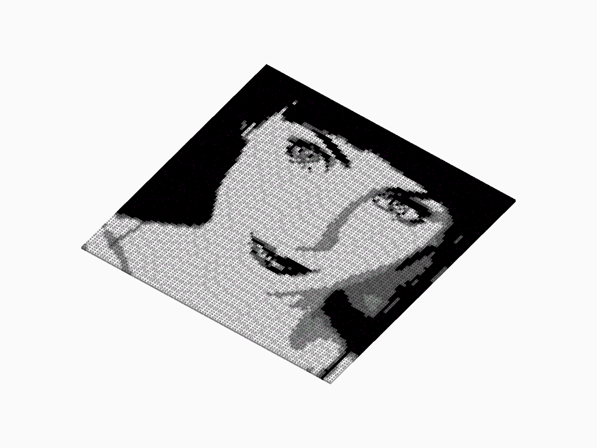 Custom Brick Mosaic