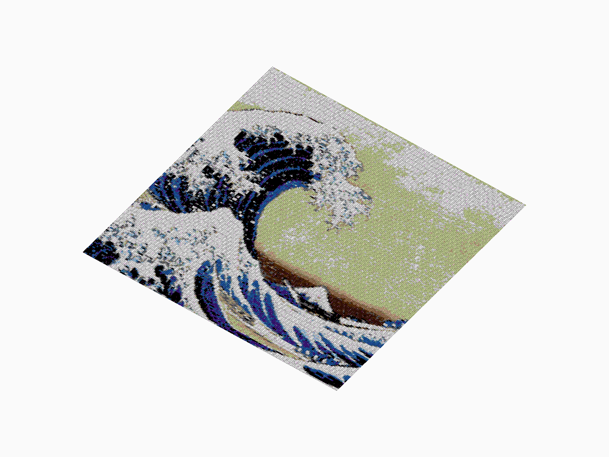 Custom Brick Mosaic