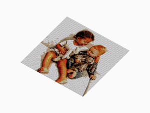 Custom Brick Mosaic