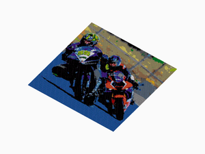 Custom Brick Mosaic