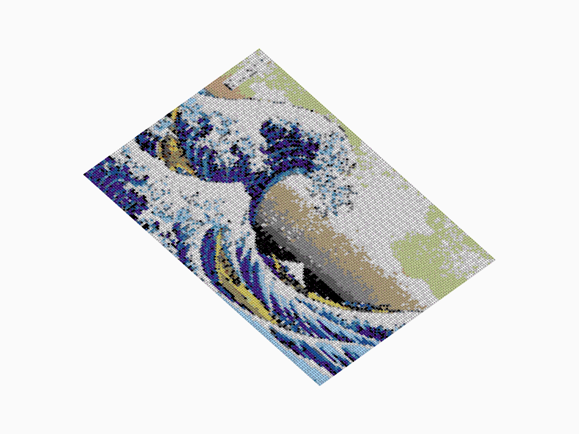 Custom Brick Mosaic