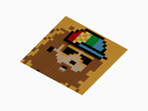 Custom Brick Mosaic