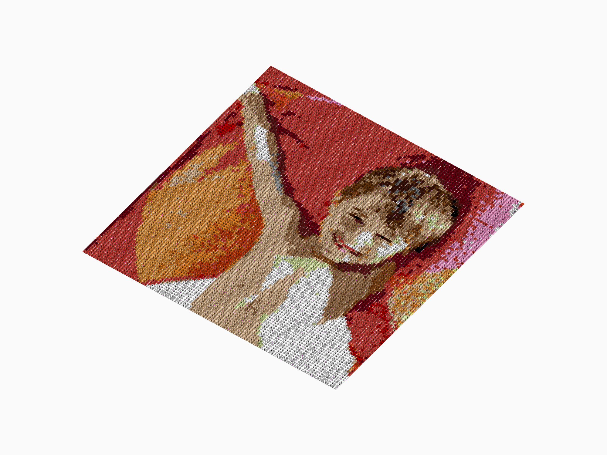 Custom Brick Mosaic