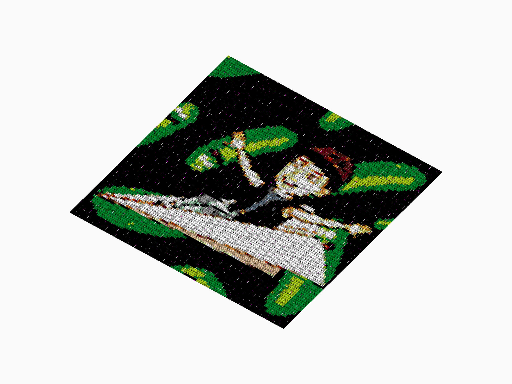 Custom Brick Mosaic