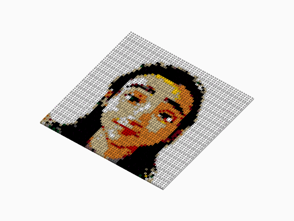 Custom Brick Mosaic