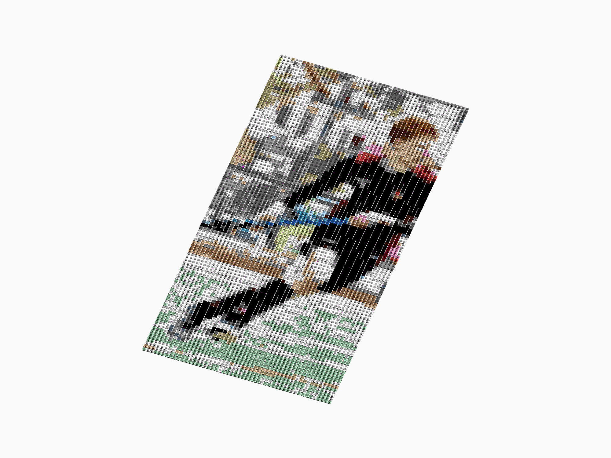 Custom Brick Mosaic