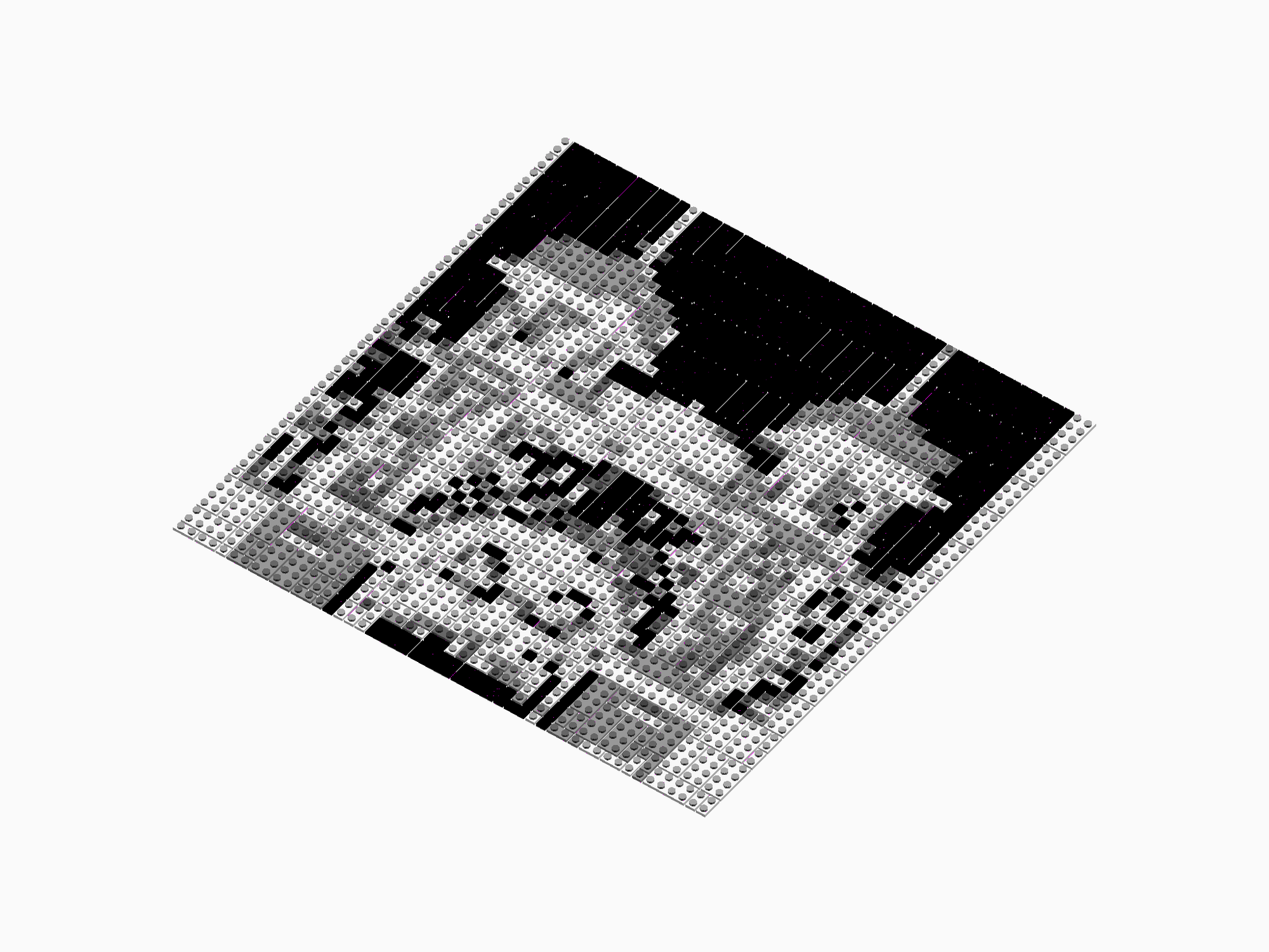 Custom Brick Mosaic