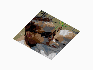 Custom Brick Mosaic