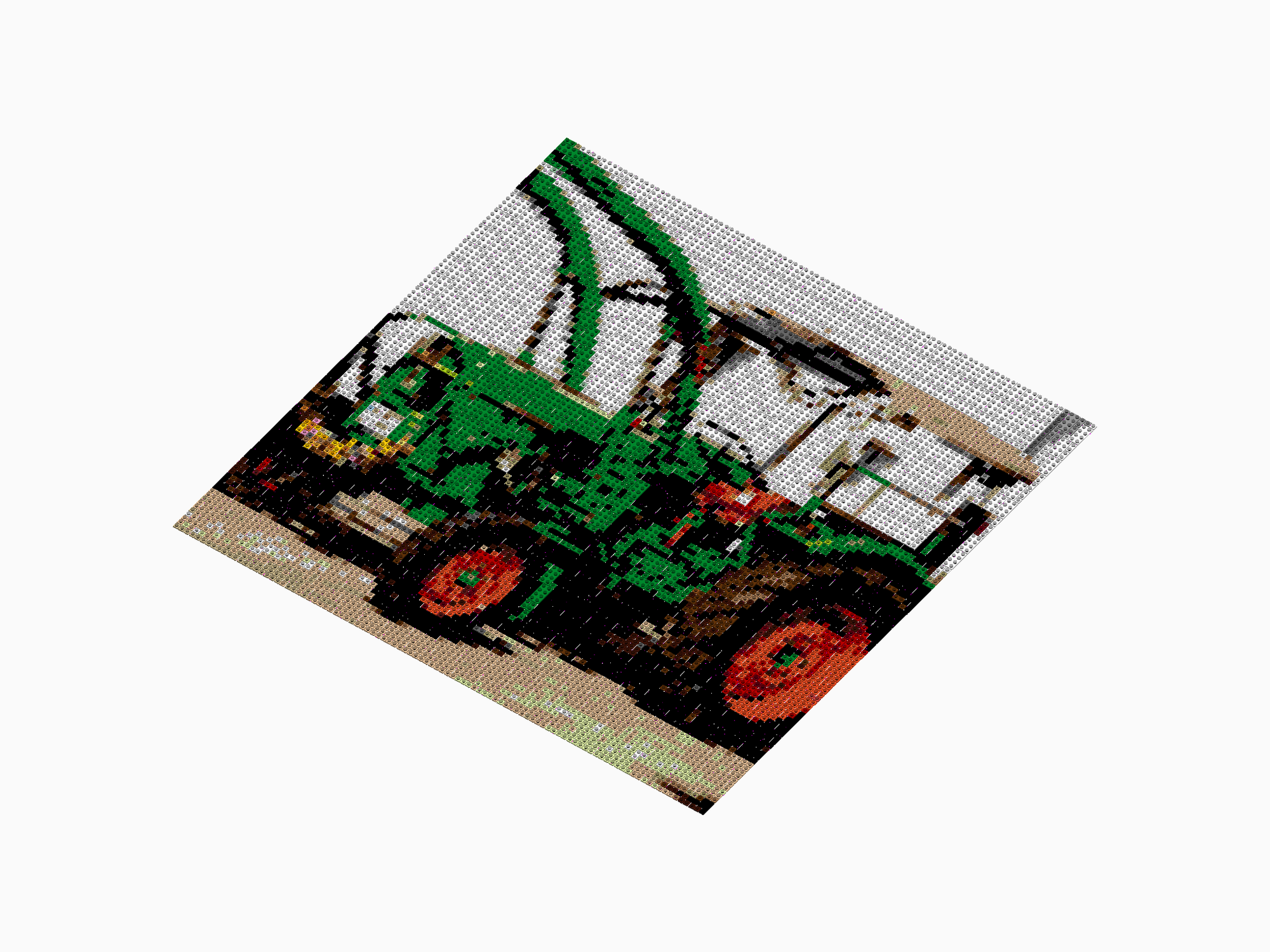 Custom Brick Mosaic
