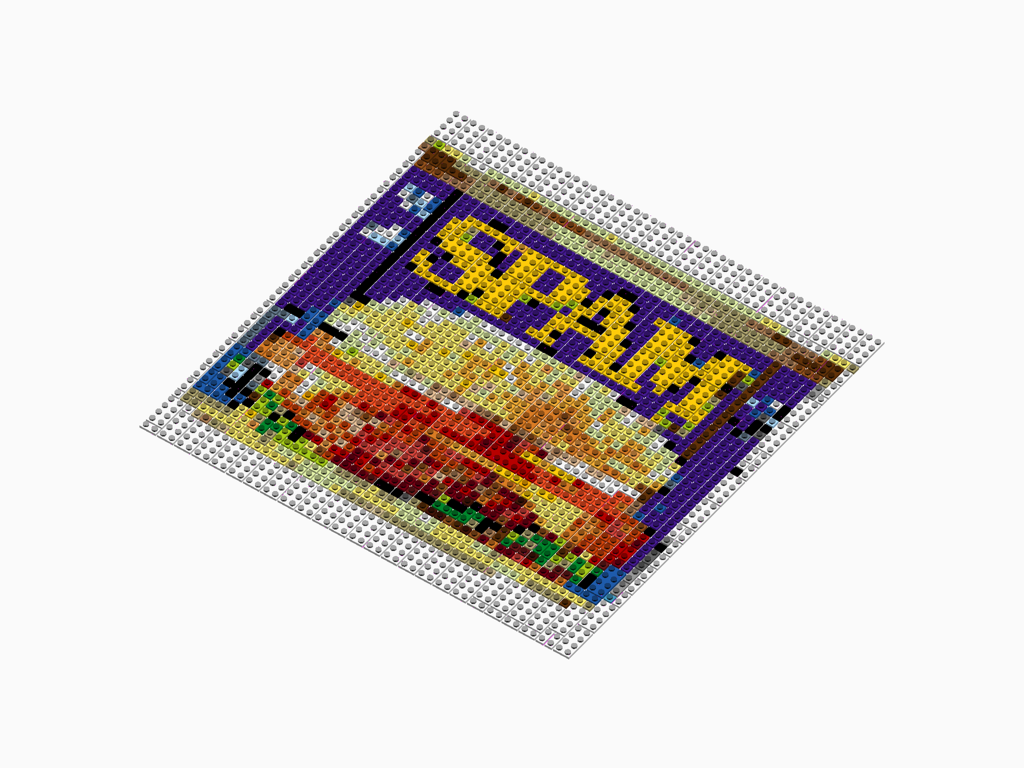Custom Brick Mosaic