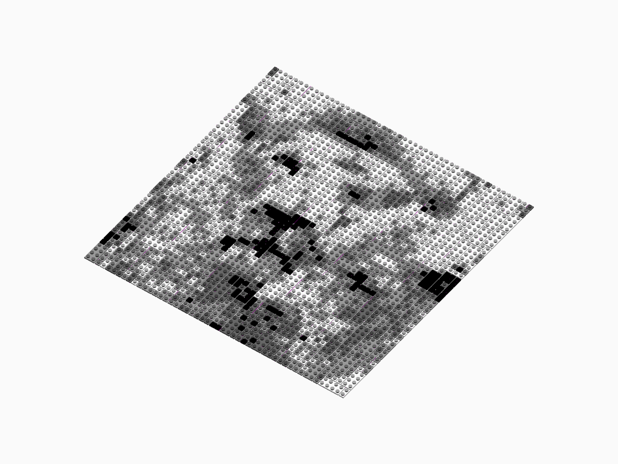 Custom Brick Mosaic