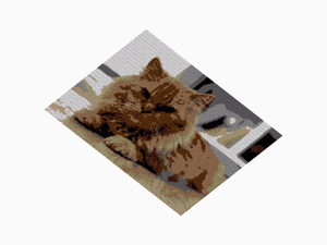 Custom Brick Mosaic