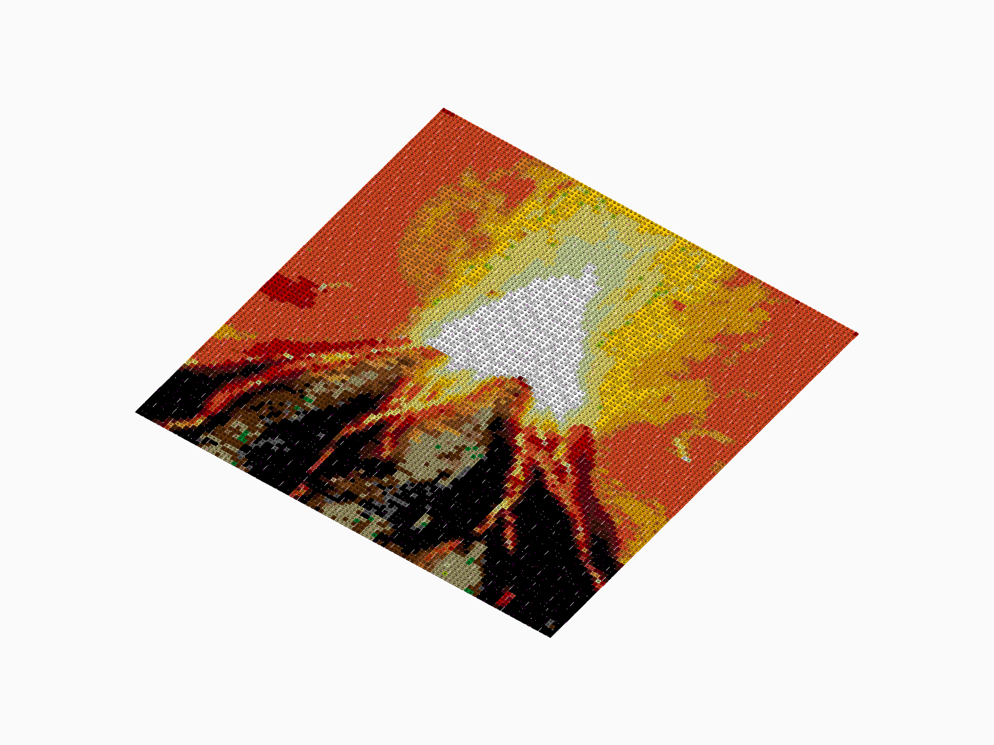 Custom Brick Mosaic