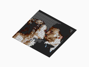 Custom Brick Mosaic