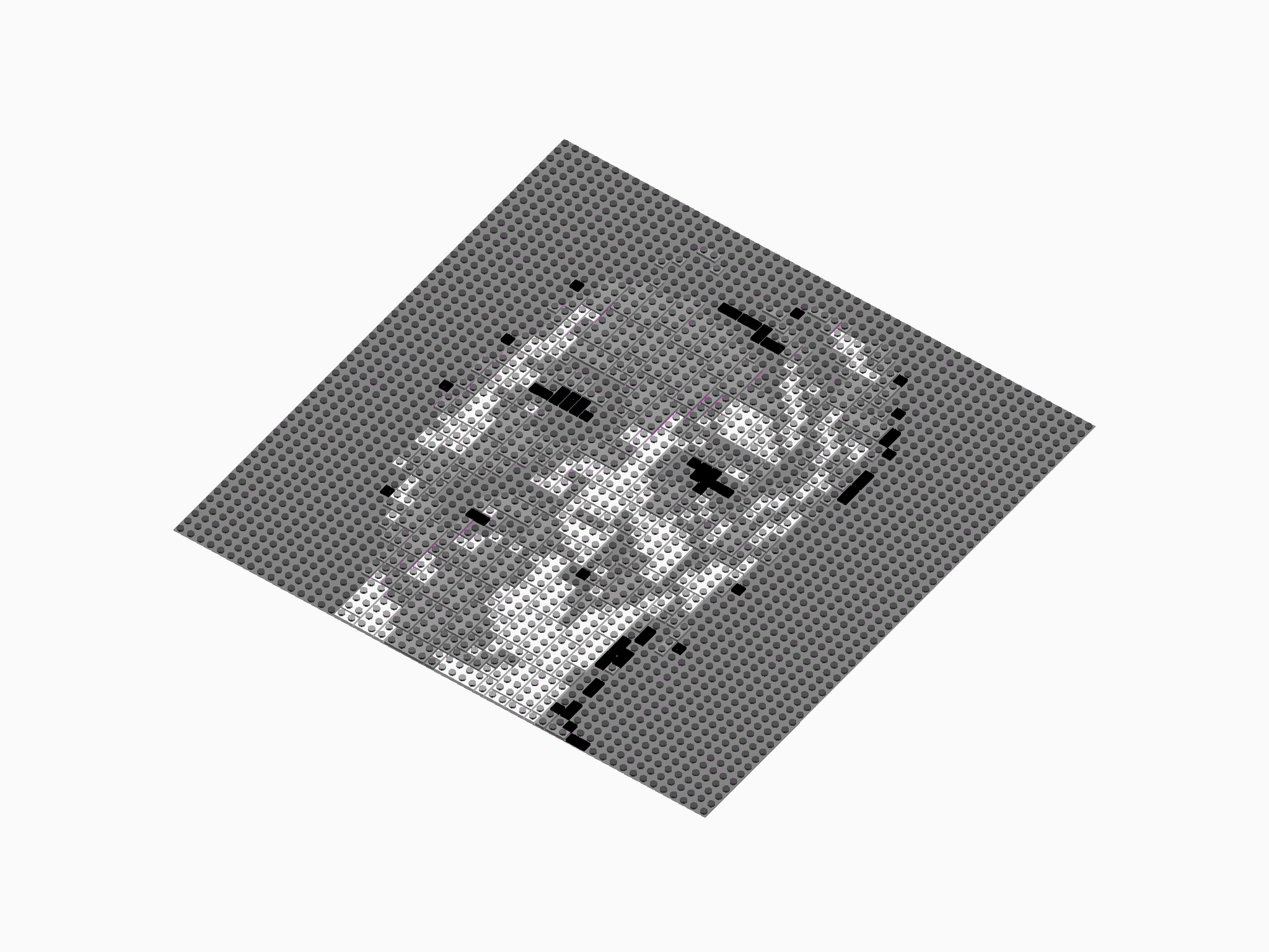 Custom Brick Mosaic