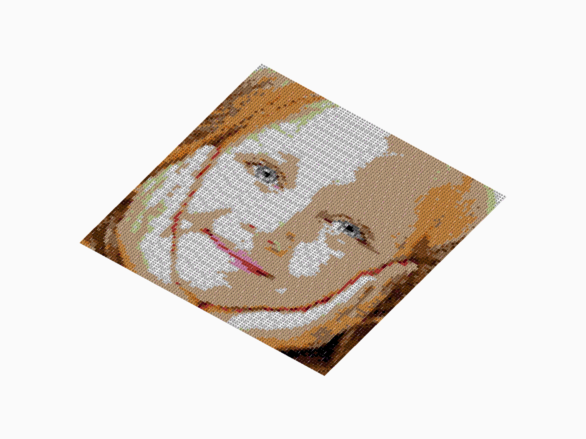 Custom Brick Mosaic