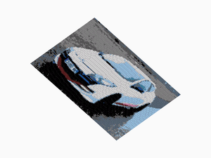 Custom Brick Mosaic