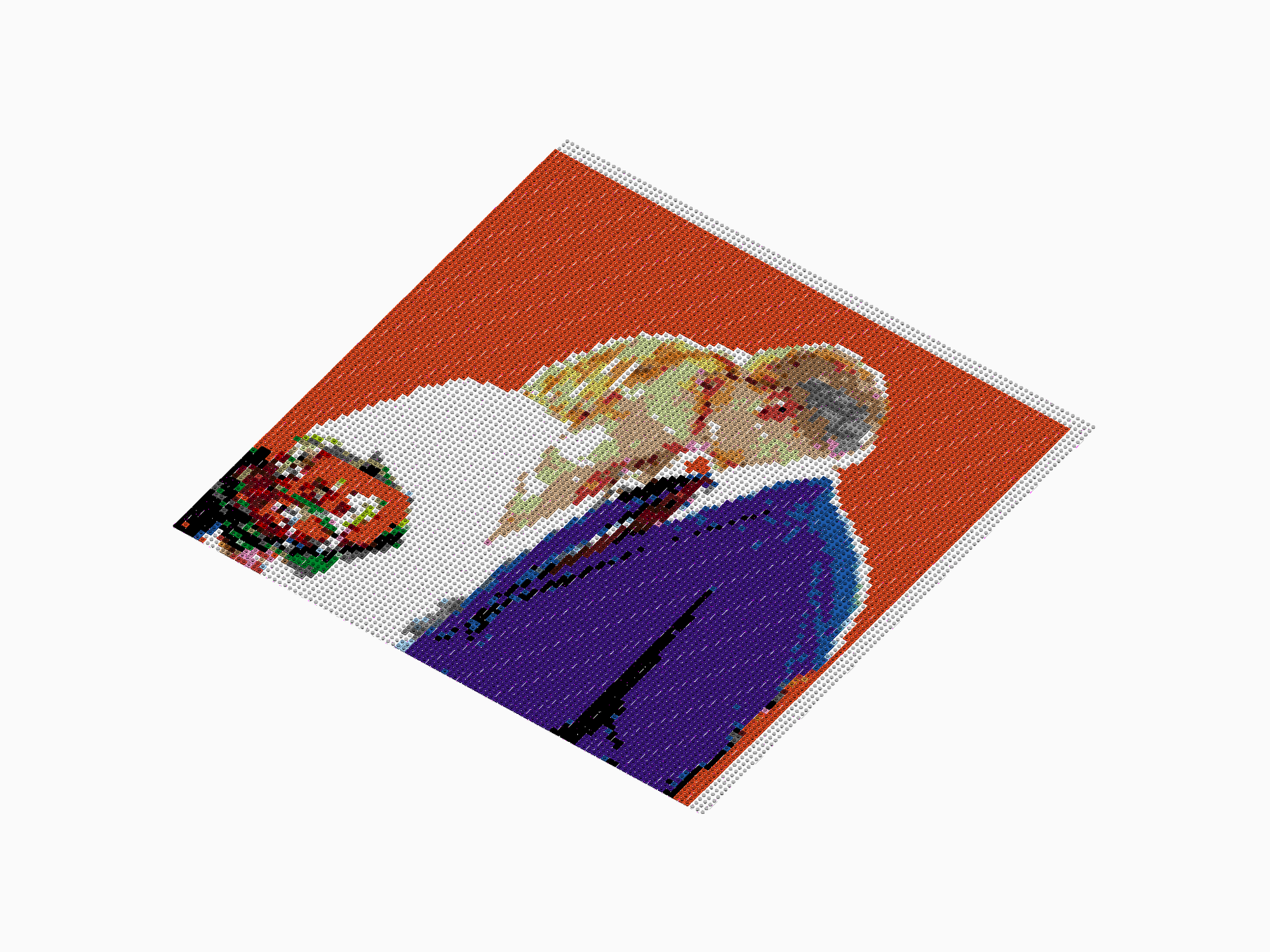 Custom Brick Mosaic