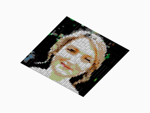 Custom Brick Mosaic