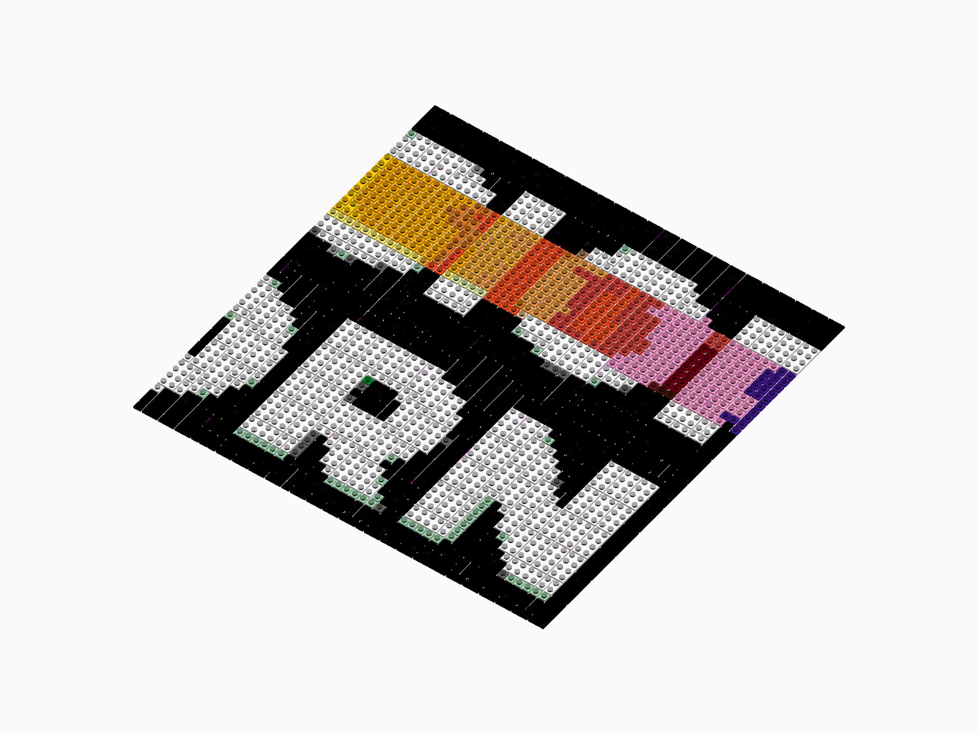 Custom Brick Mosaic