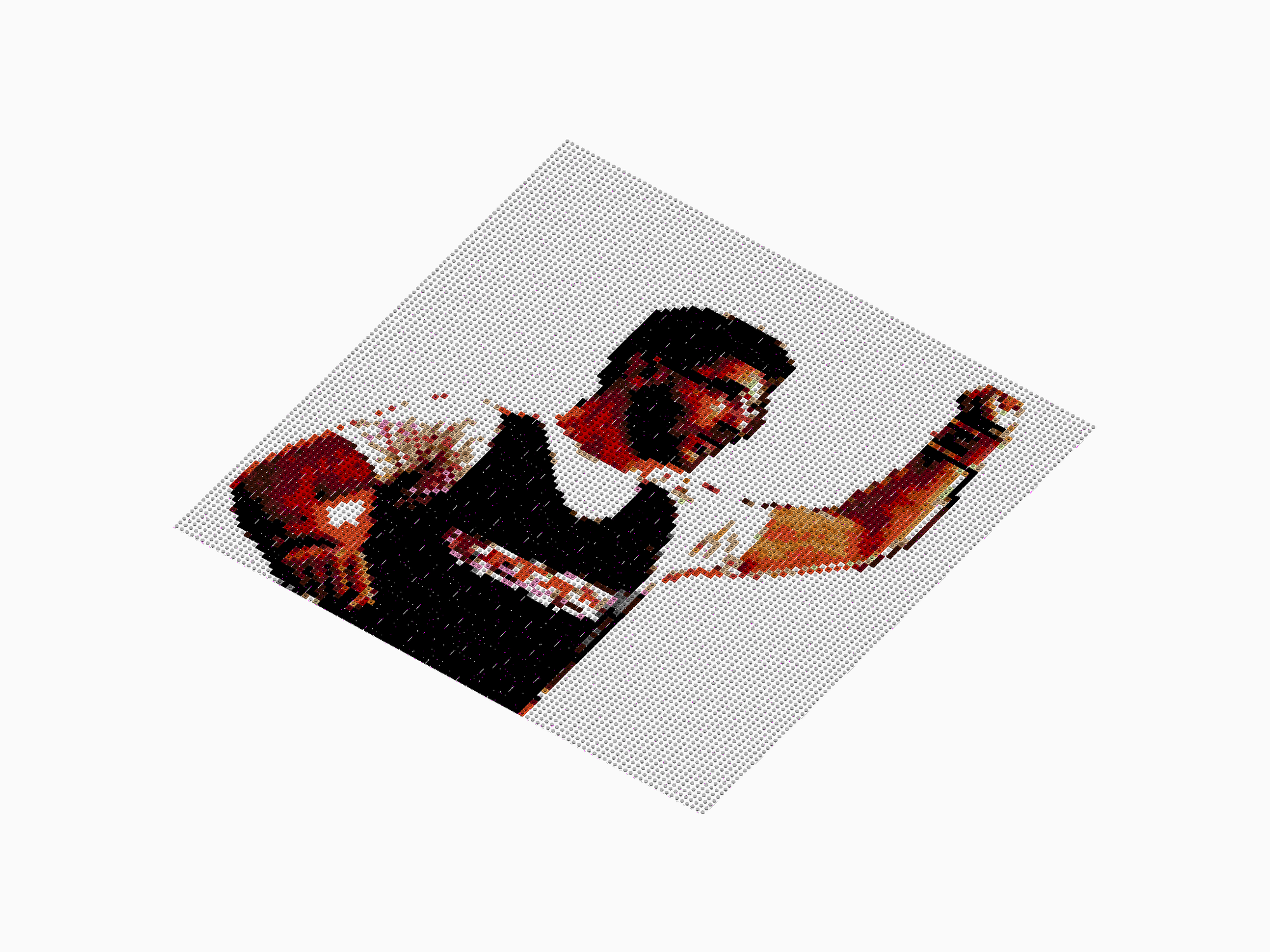 Custom Brick Mosaic