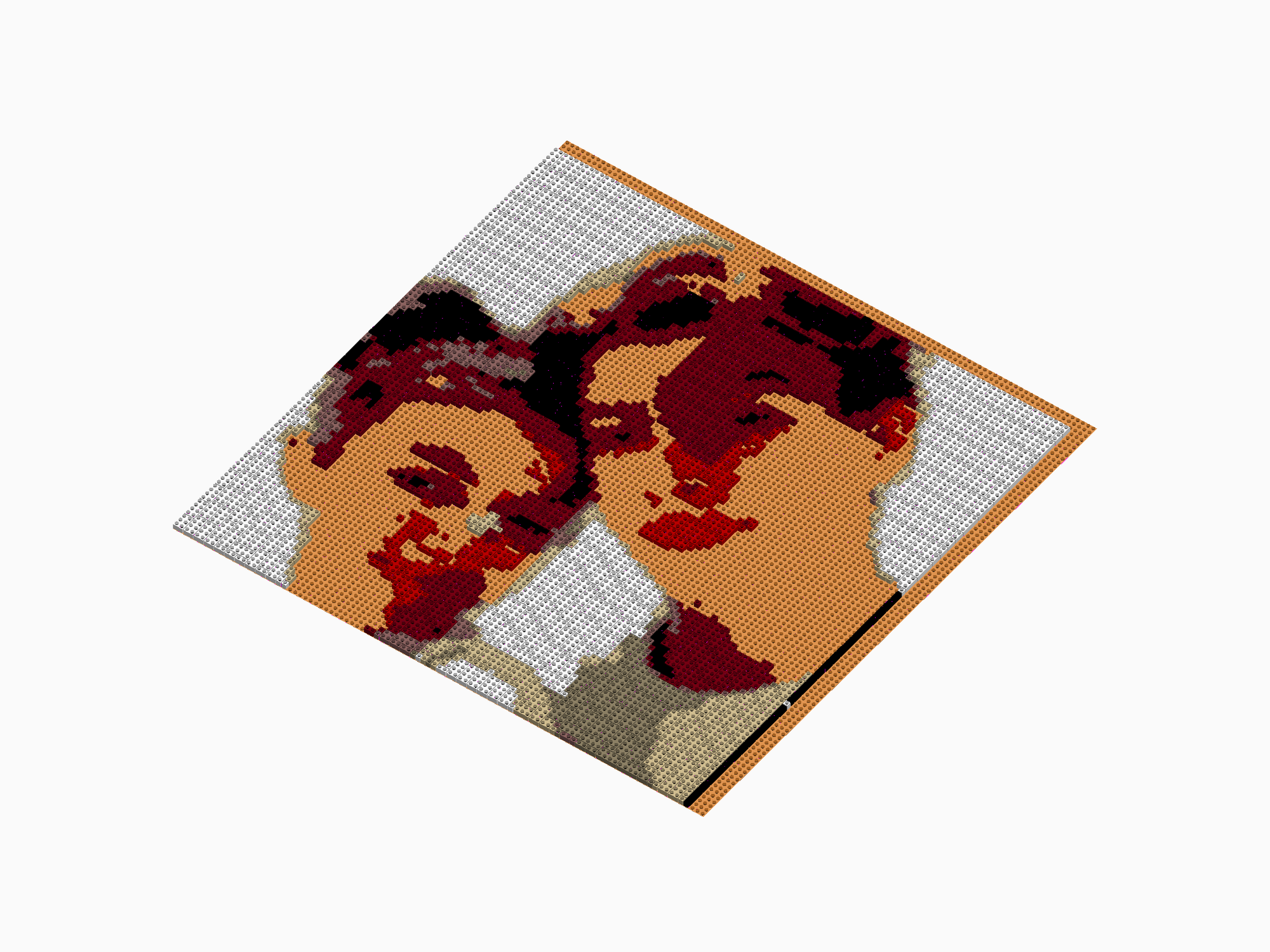 Custom Brick Mosaic
