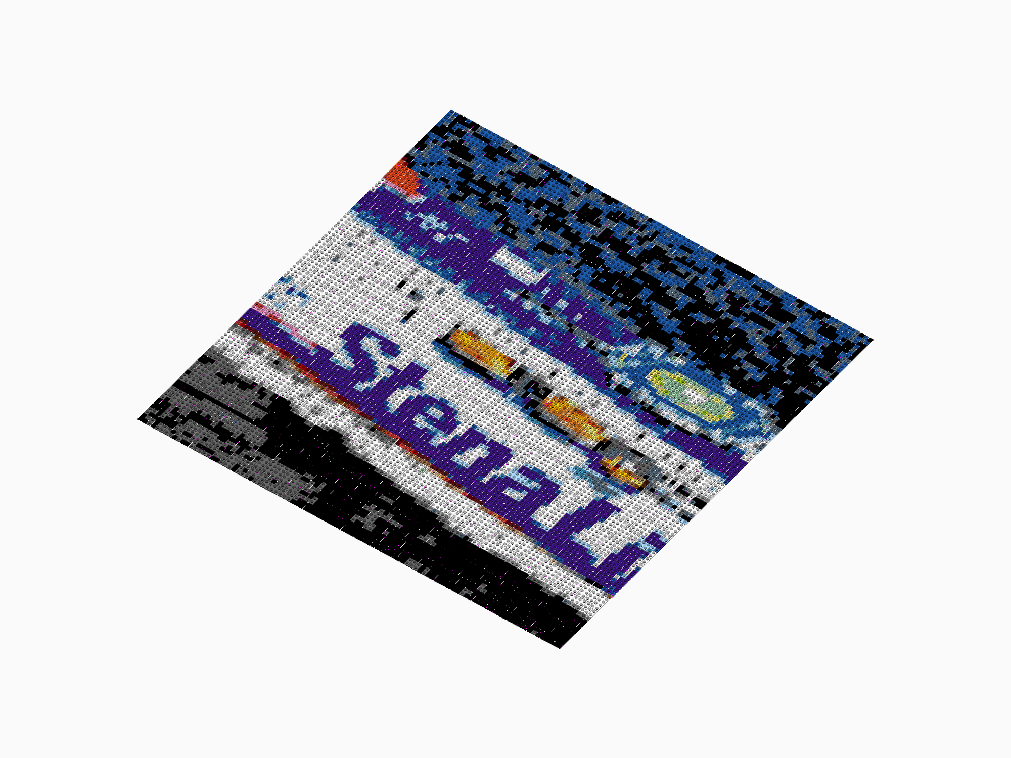 Custom Brick Mosaic