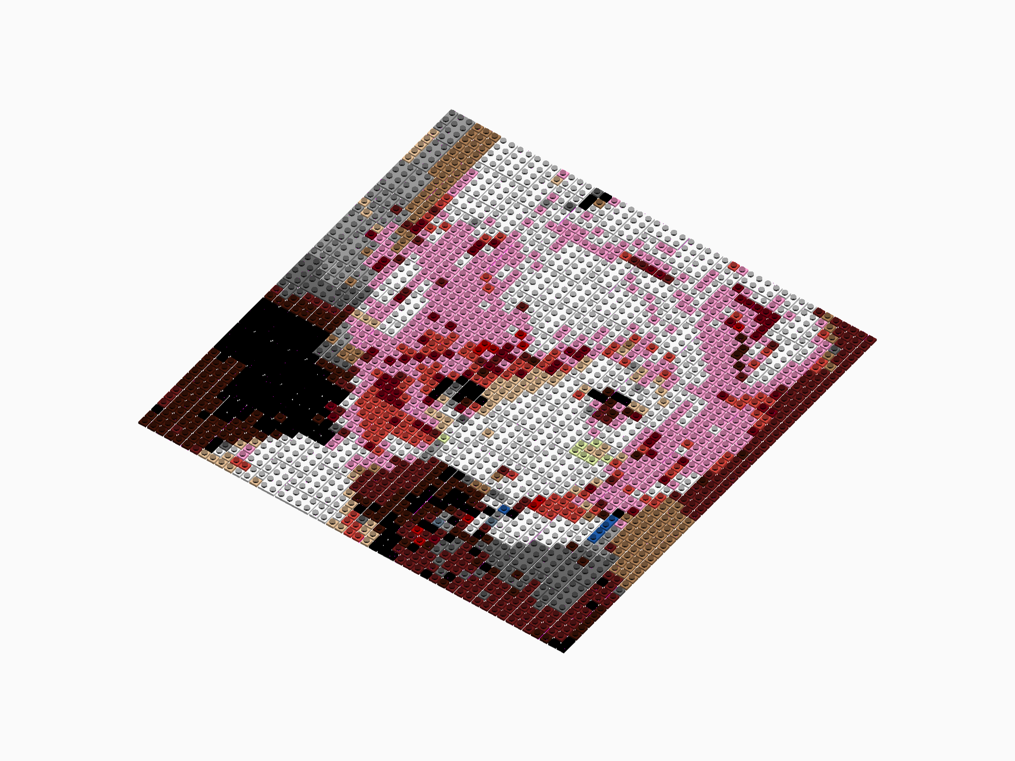 Custom Brick Mosaic