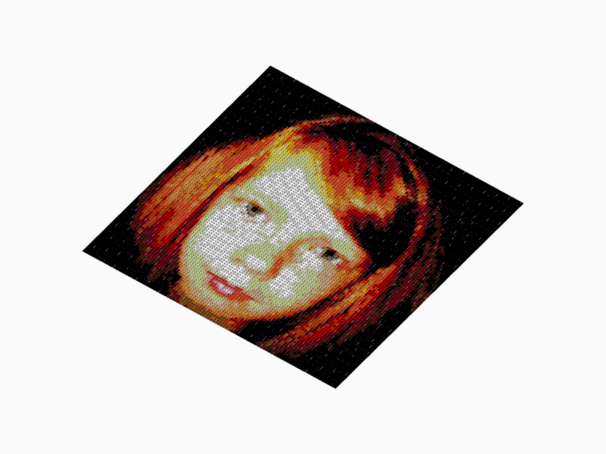 Custom Brick Mosaic