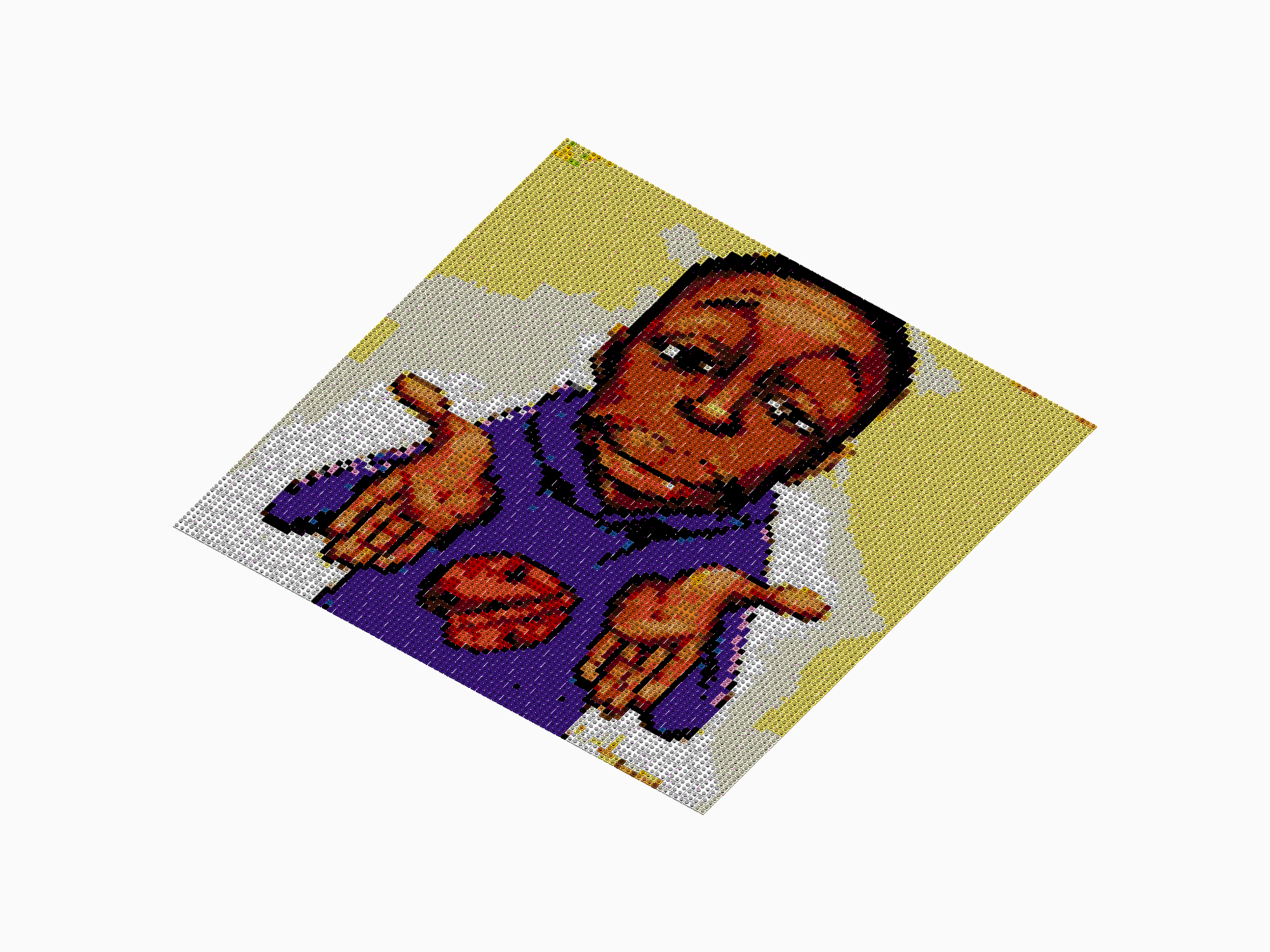 Custom Brick Mosaic