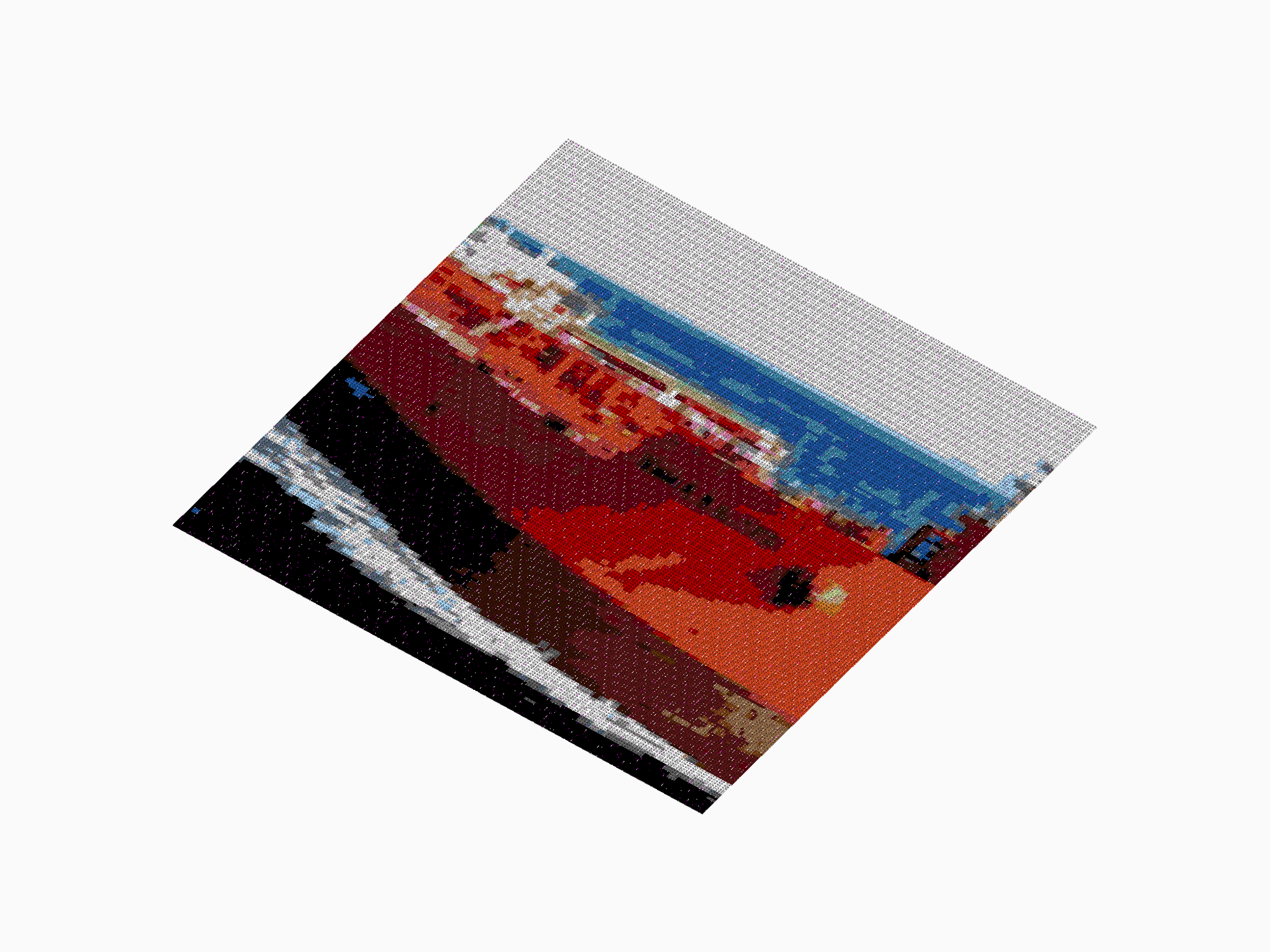 Custom Brick Mosaic
