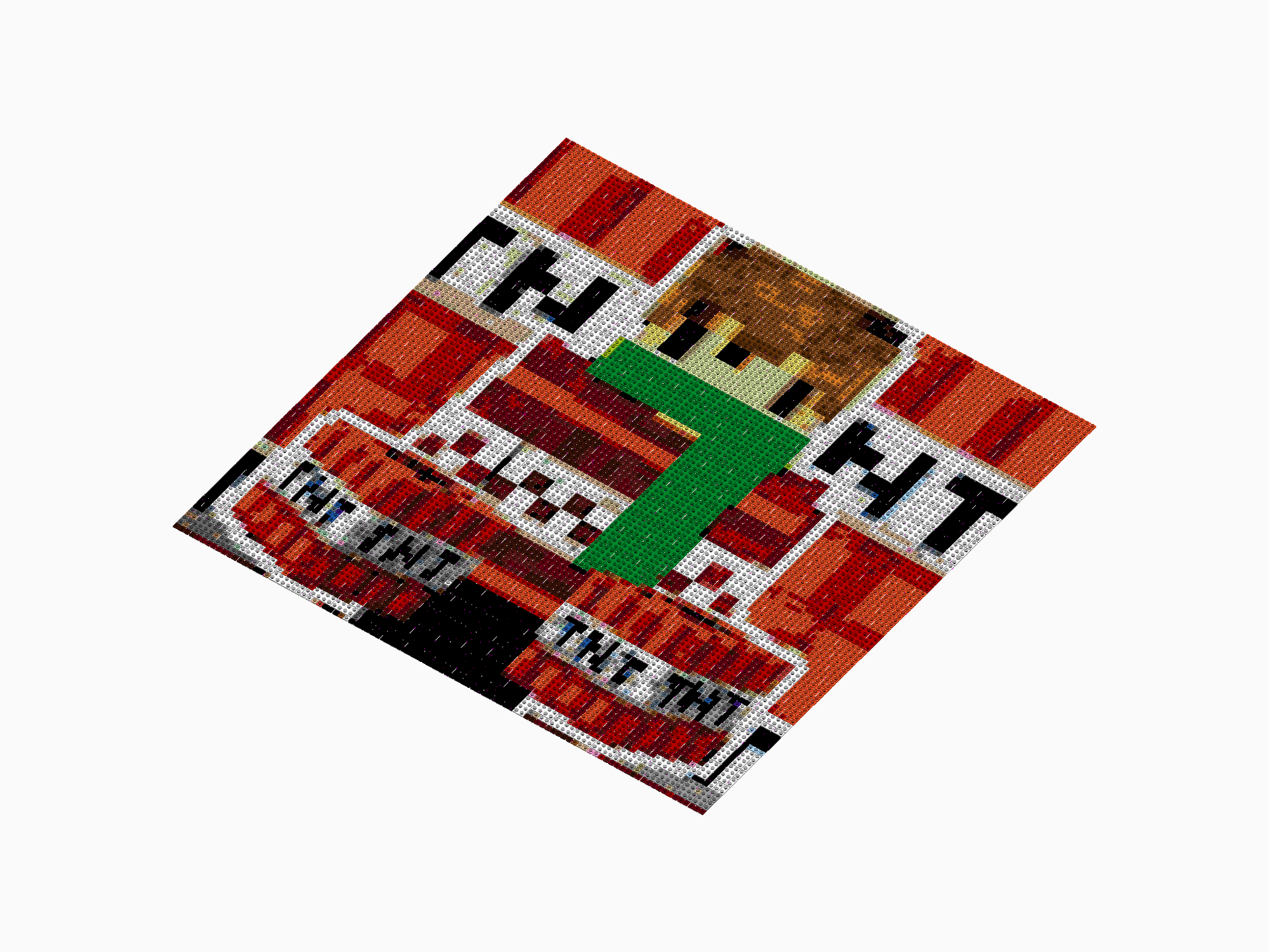 Custom Brick Mosaic