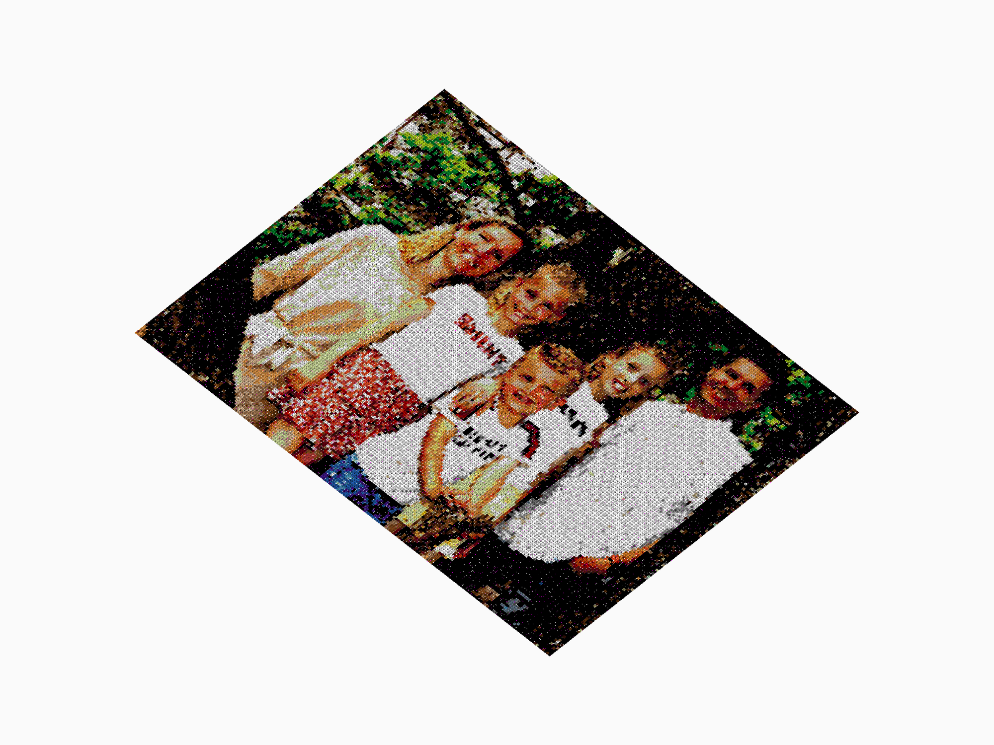 Custom Brick Mosaic