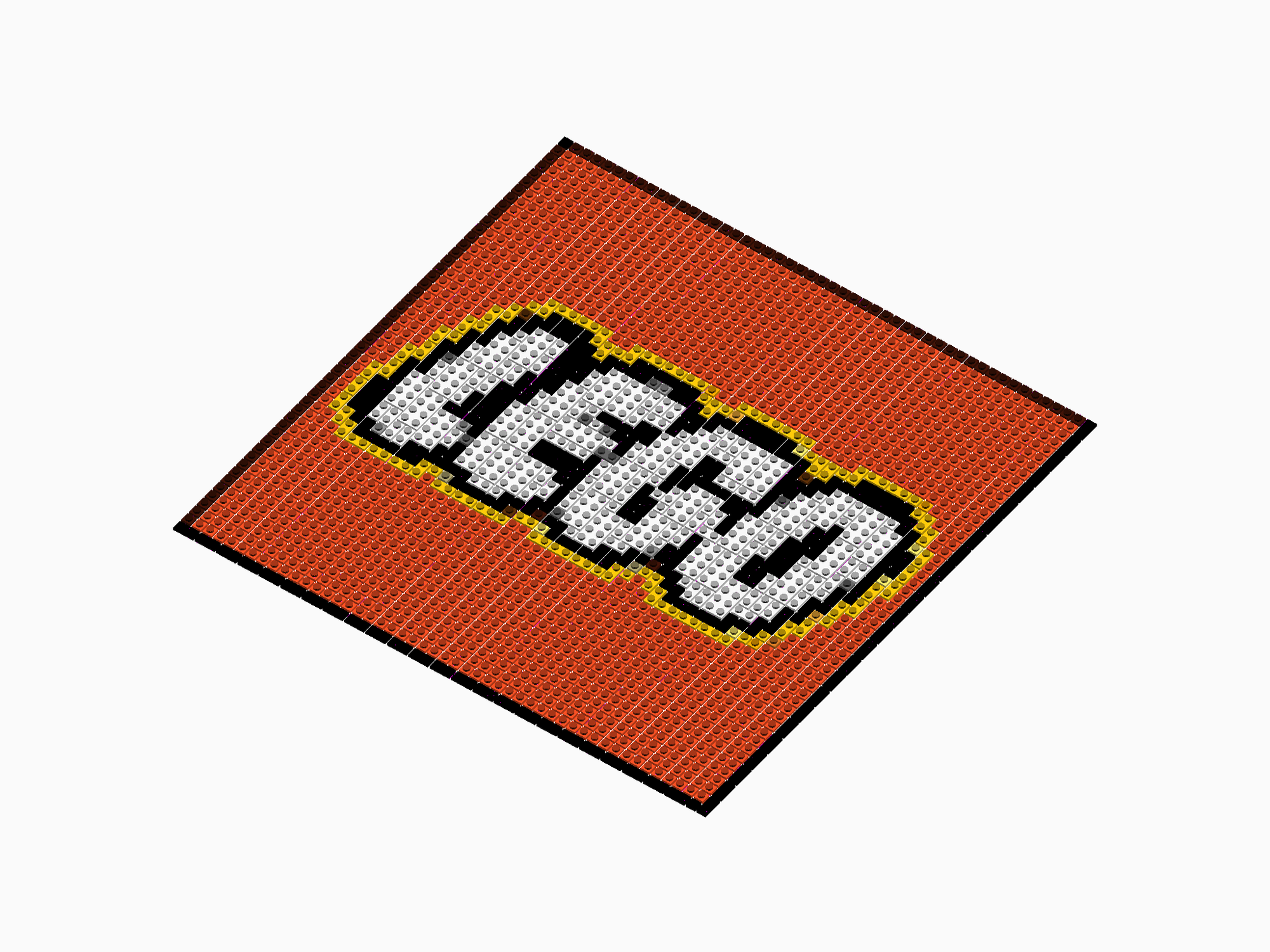Custom Brick Mosaic