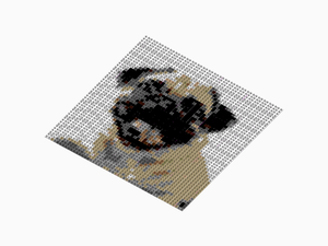 Custom Brick Mosaic