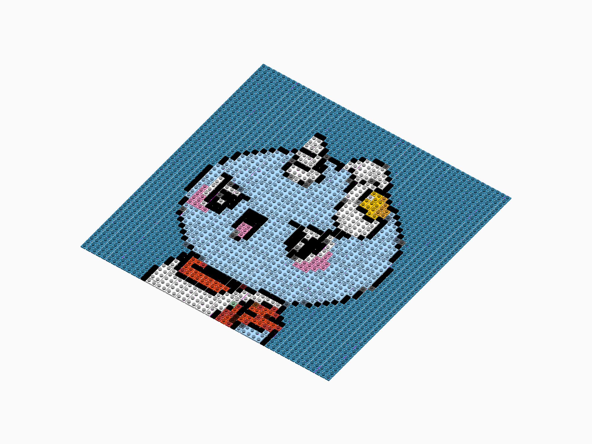 Custom Brick Mosaic