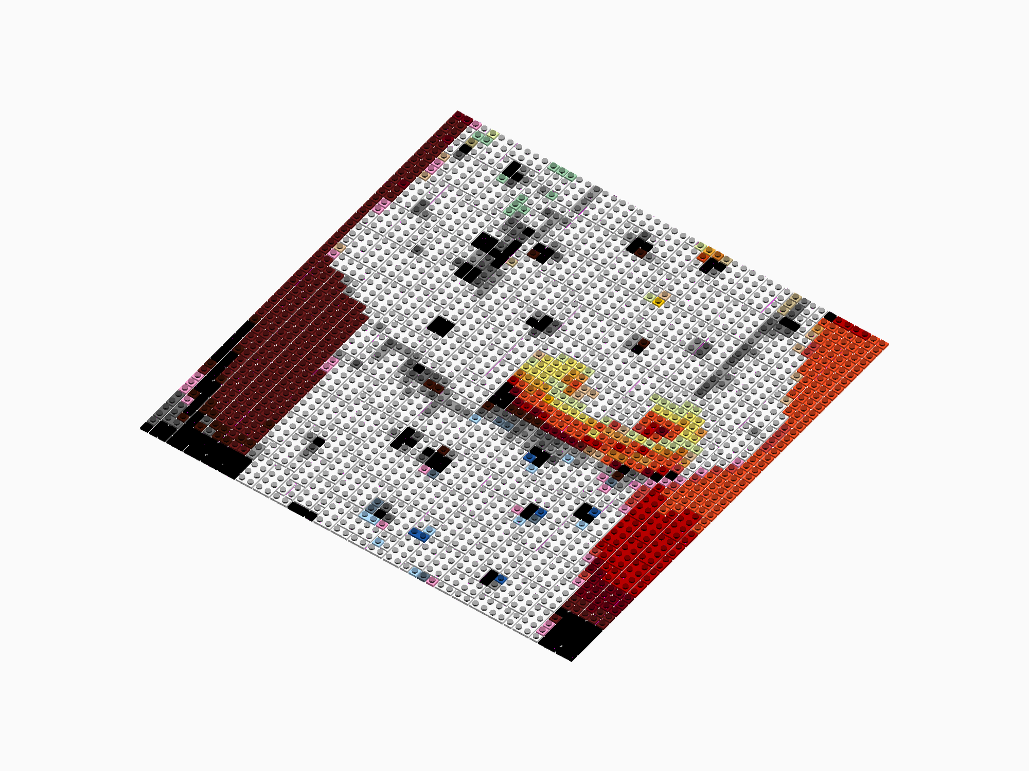 Custom Brick Mosaic