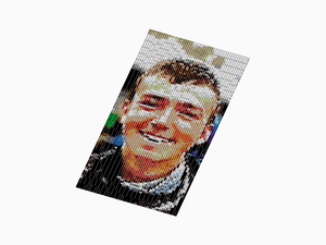 Custom Brick Mosaic