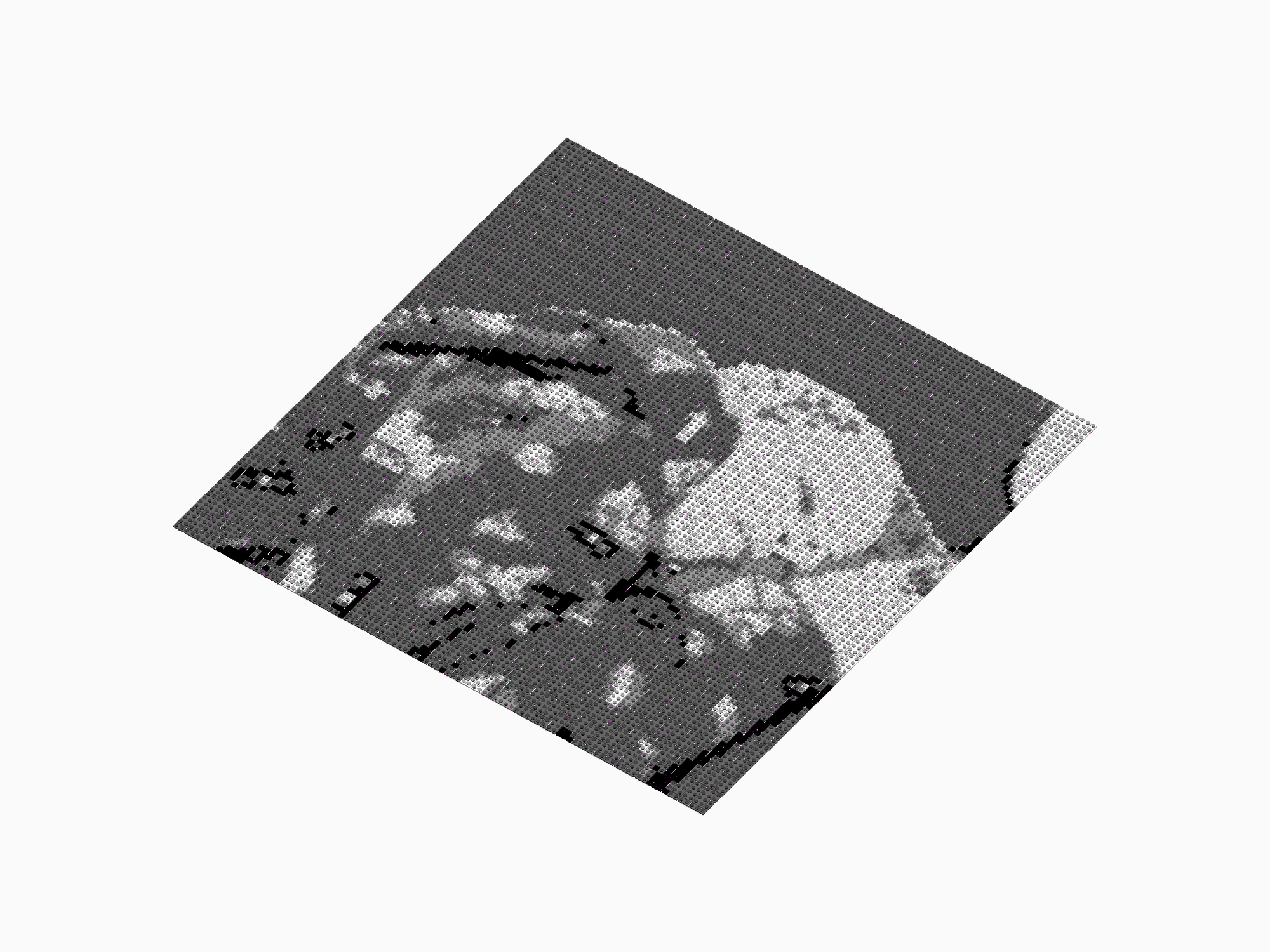 Custom Brick Mosaic