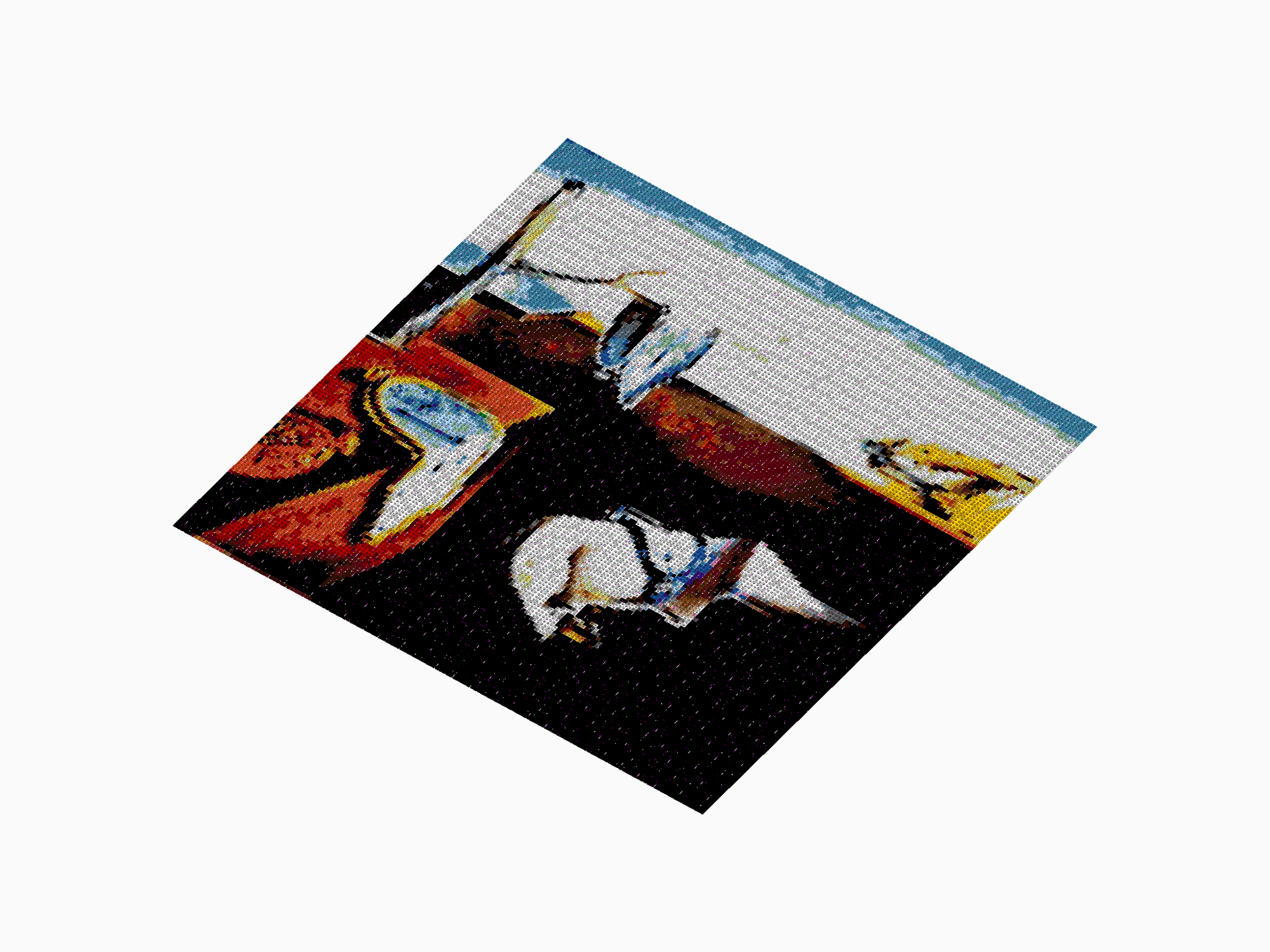 Custom Brick Mosaic