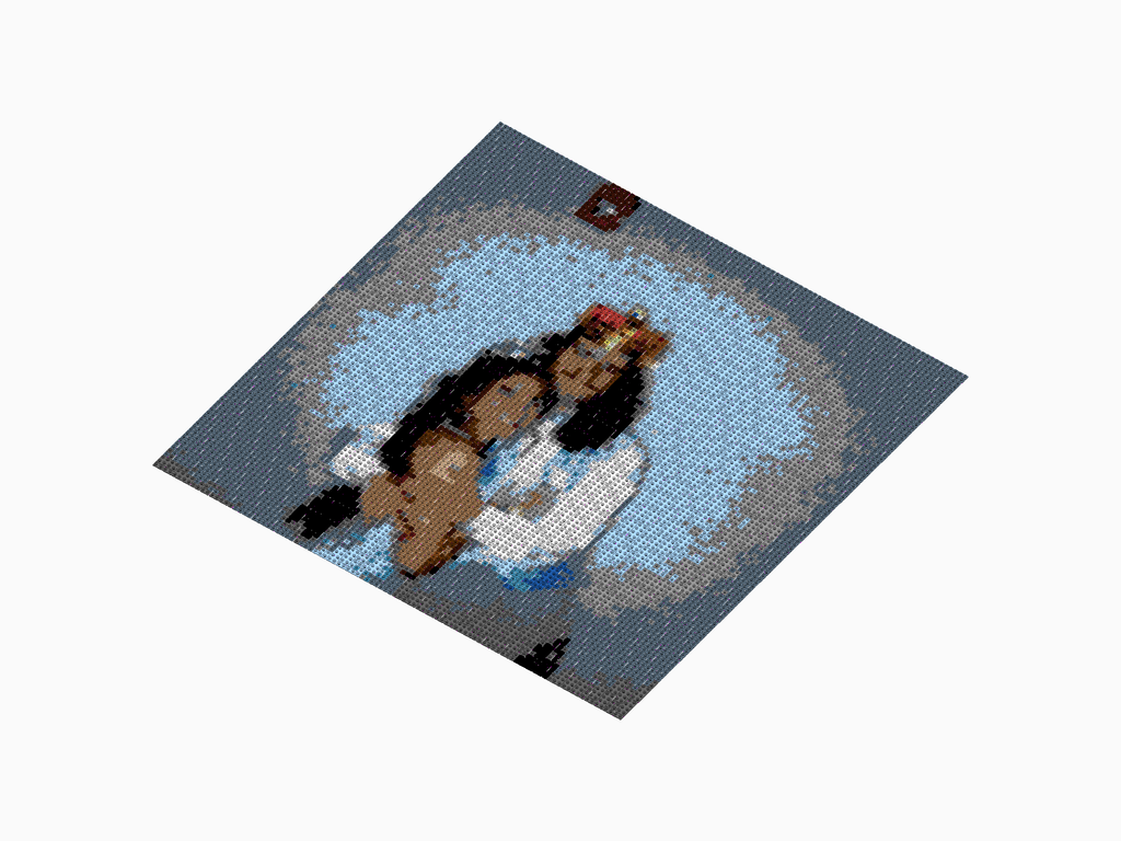 Custom Brick Mosaic