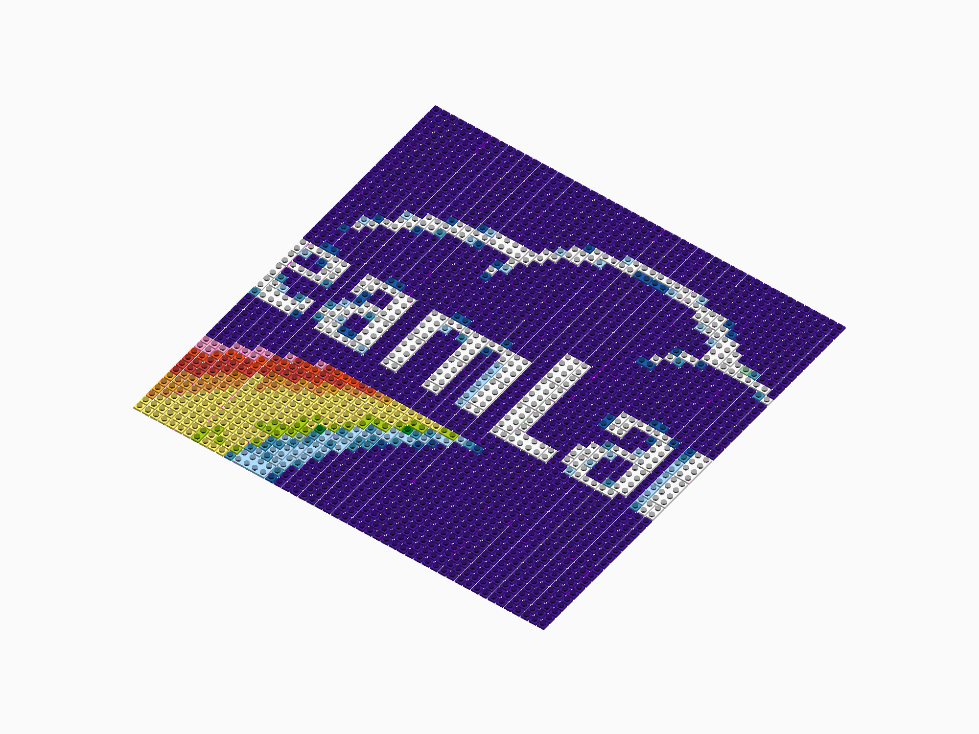Custom Brick Mosaic