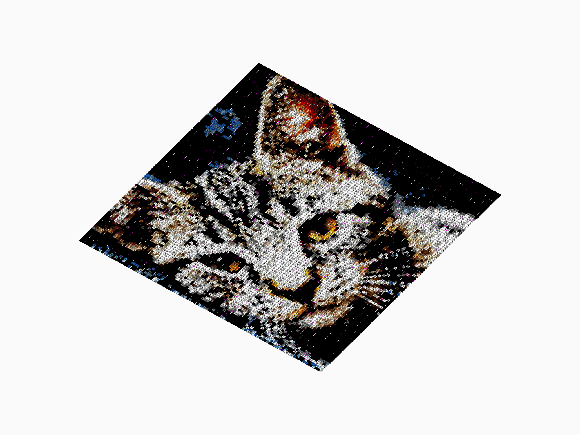 Custom Brick Mosaic