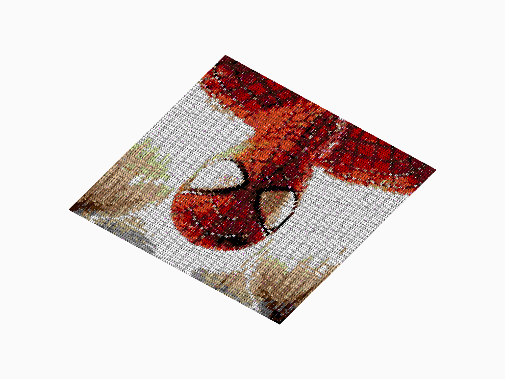 Custom Brick Mosaic