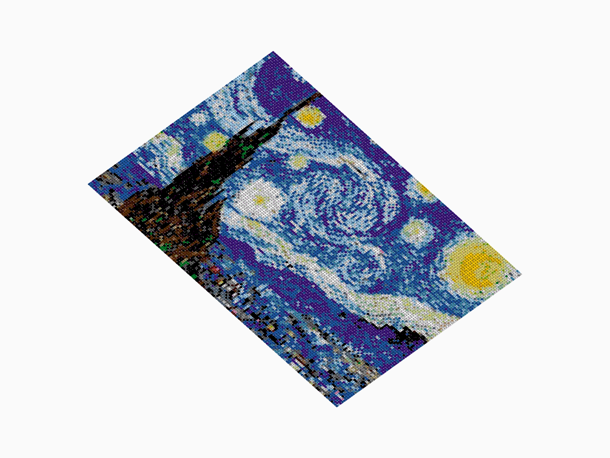 Custom Brick Mosaic