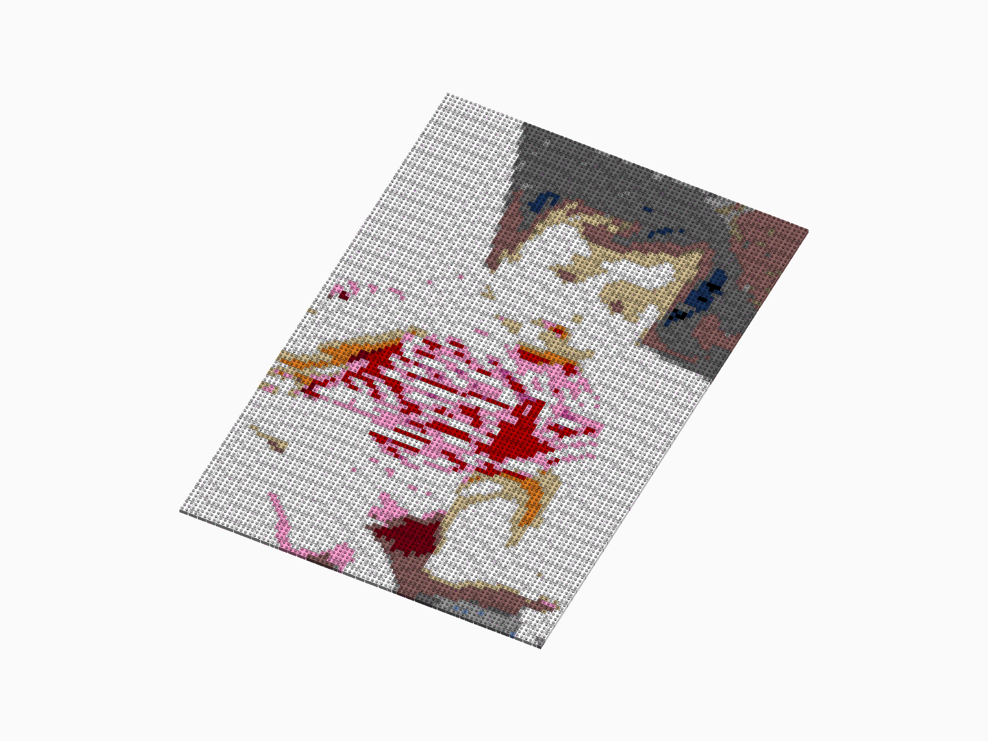 Custom Brick Mosaic