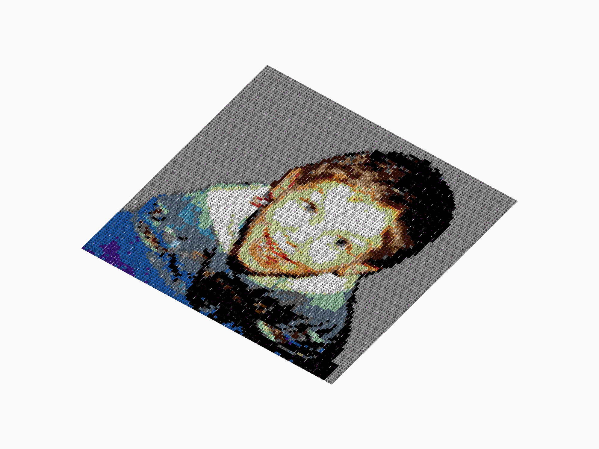 Custom Brick Mosaic