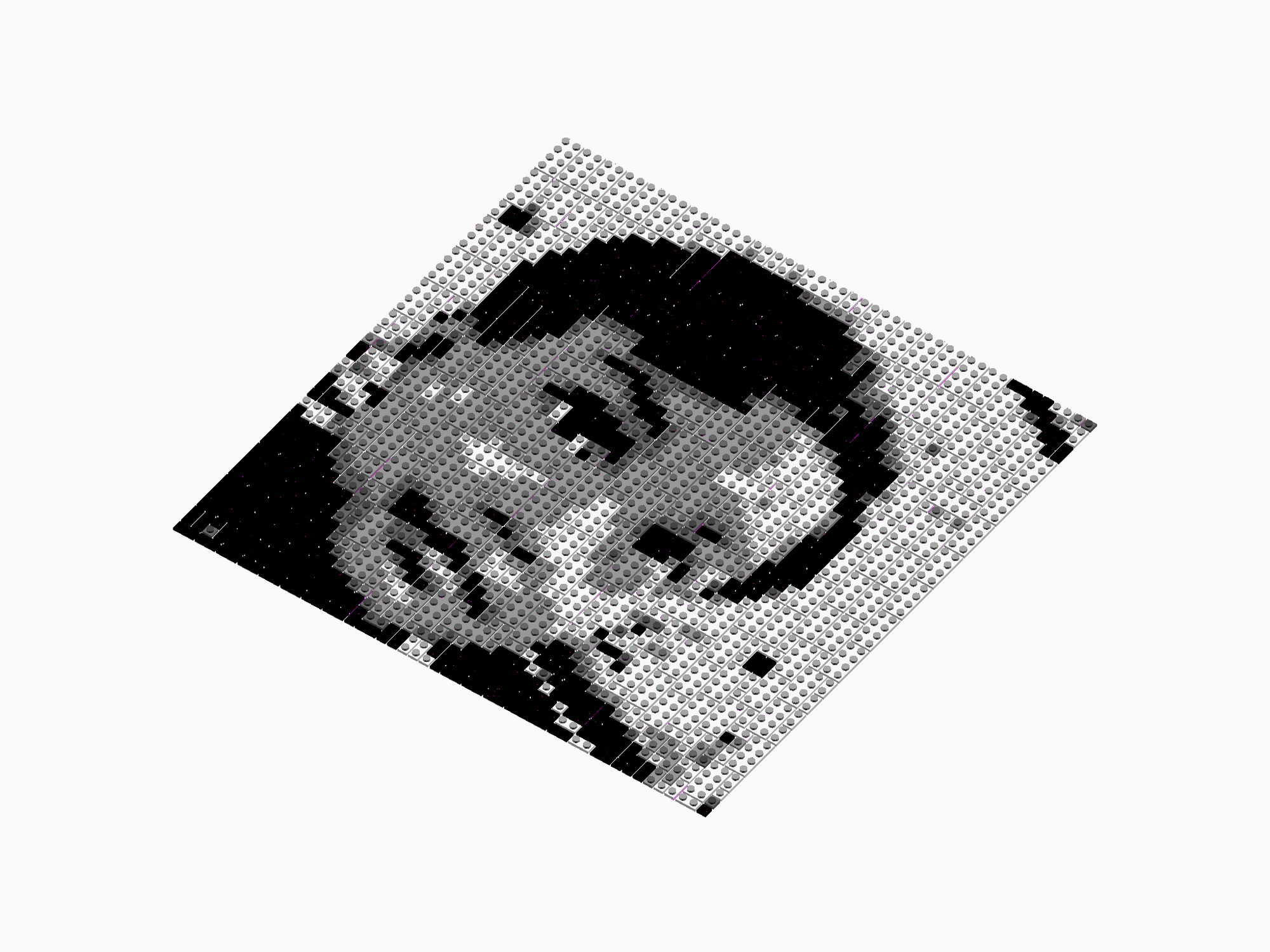 Custom Brick Mosaic